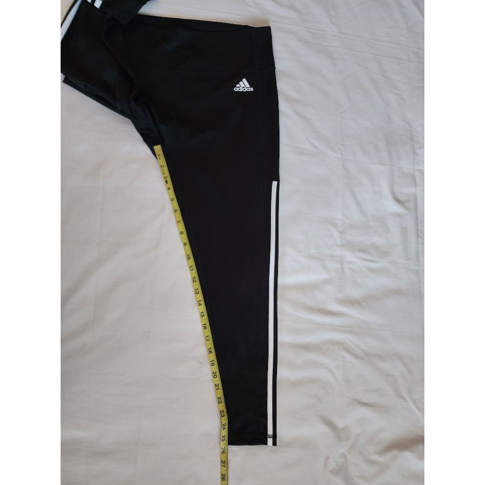 Adidas Women's Black 3-Stripes AEROREADY‎ Tight Fit Legging Pants Size Large - Picture 6 of 9